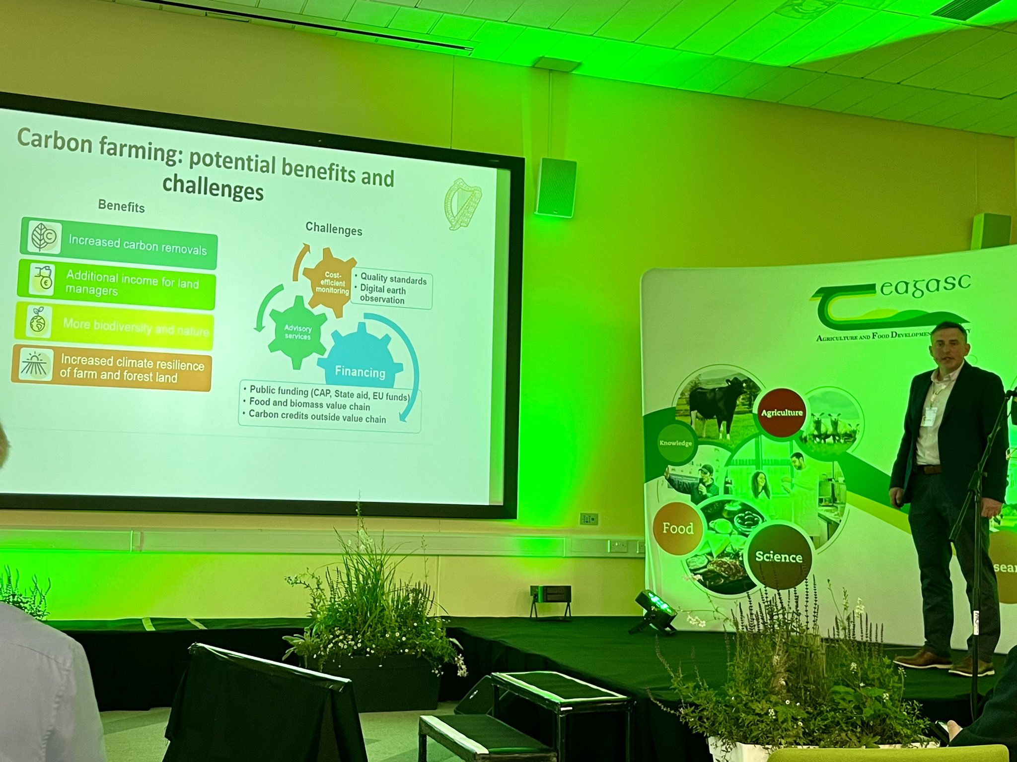 Bernard Harris of the Department of Agriculture, Food and the Marine. Source: Teagasc via X