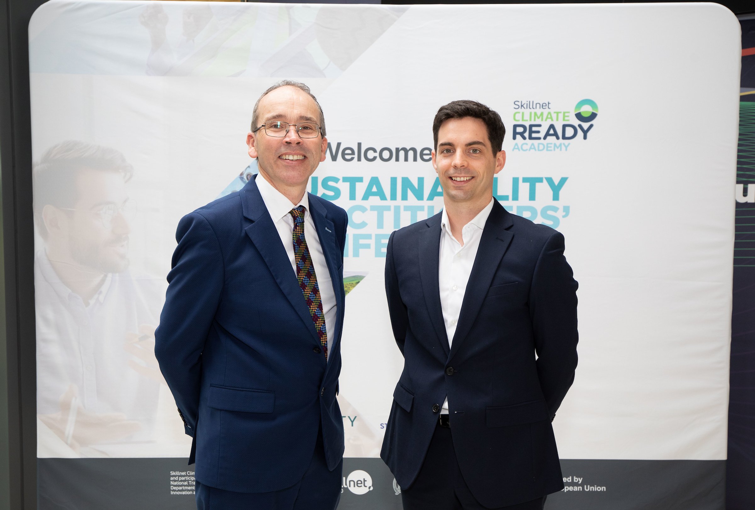 Pictured (l-r): CEO 20FIFTY Partners, Ken Stockil and senior sustainability manager at Bord Bia, Martin Hofler