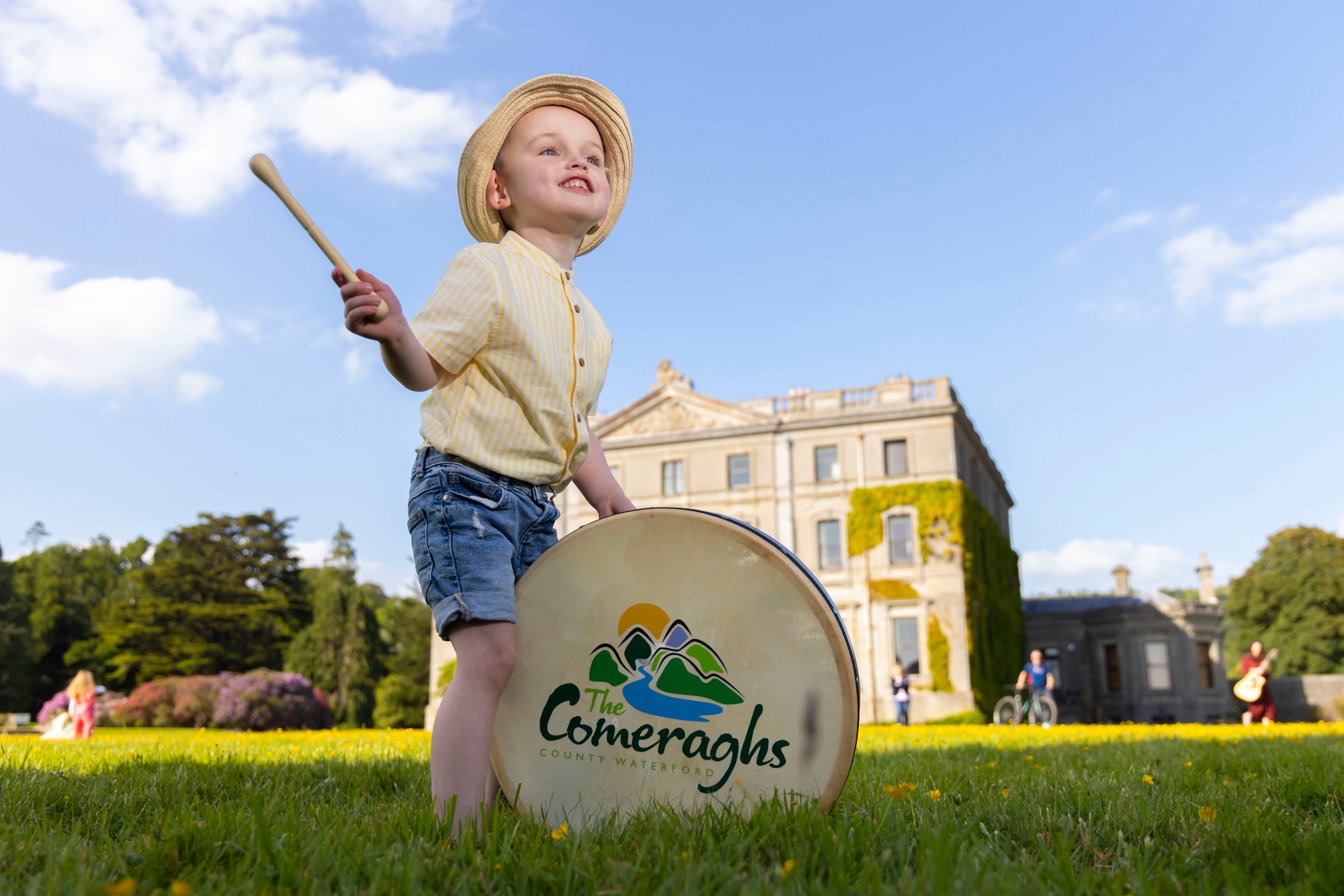 Daryl Keegan, aged four, whose grandfather has a long association with Curraghmore Source: Patrick Browne