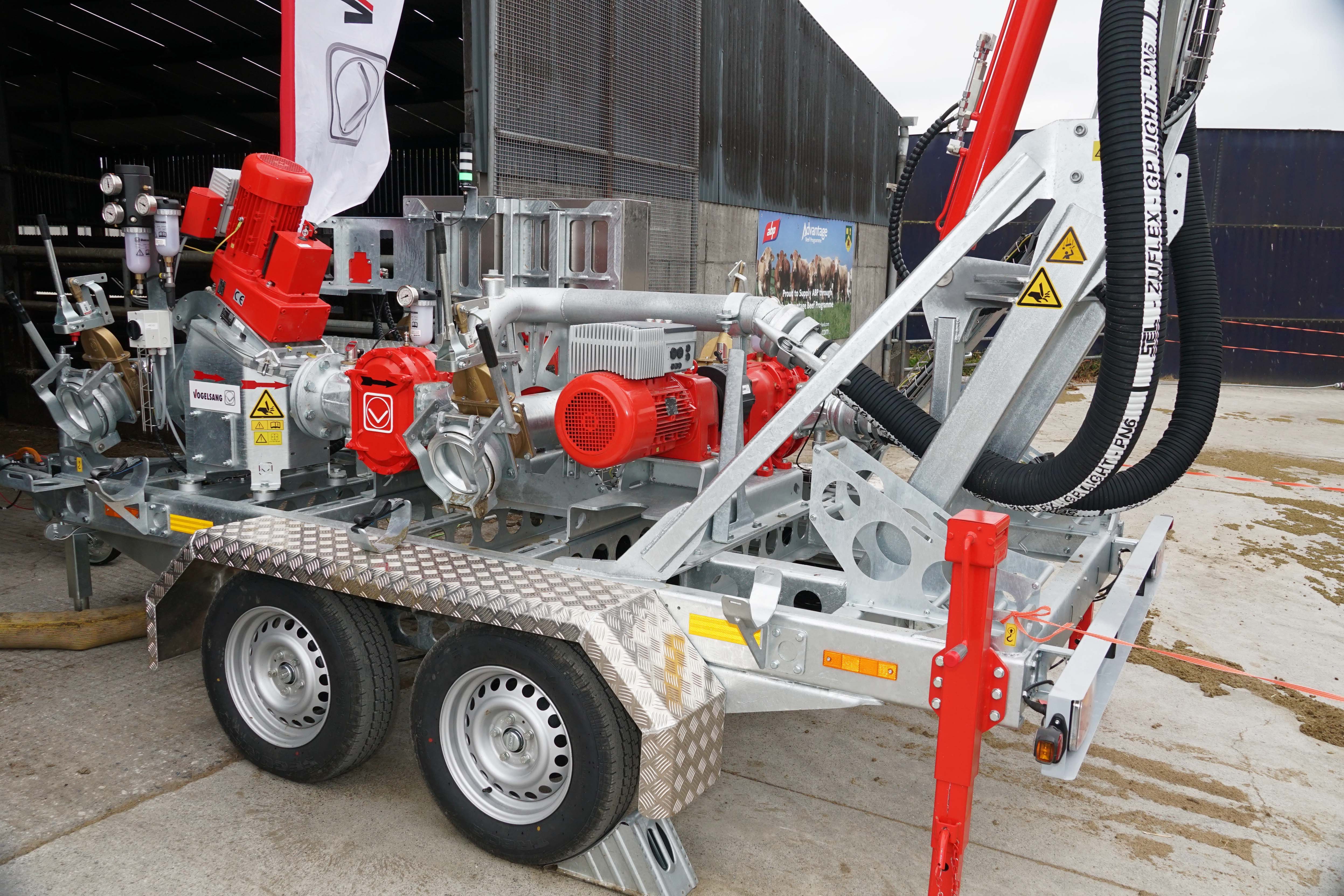 The new unit is based on a skeletal frame for ease of washing down