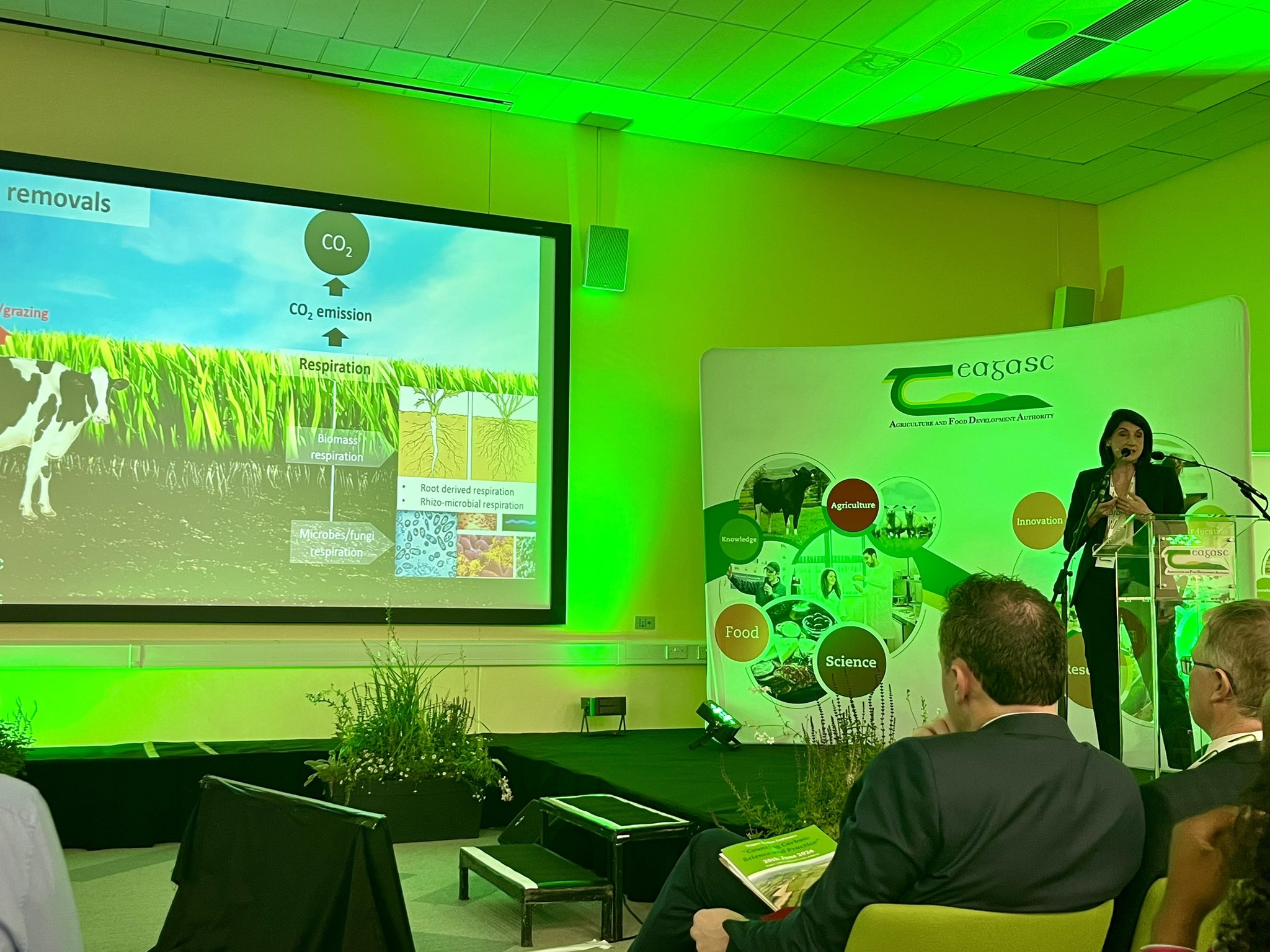 Senior researcher with Teagasc, Giulia Bondi. Image source: Teagasc X
