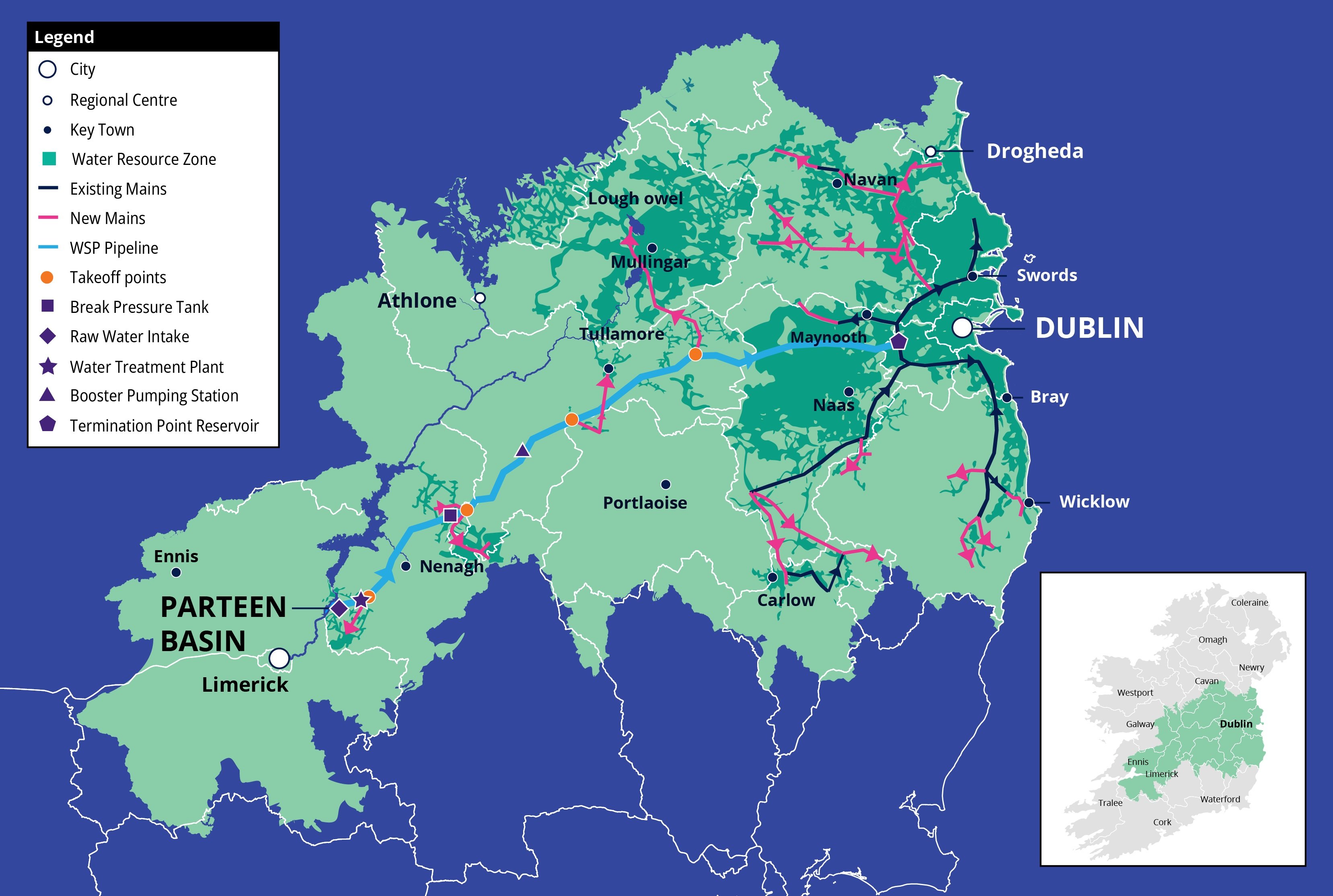 The Water Supply Project Eastern and Midlands Region. Source: Uisce Éireann