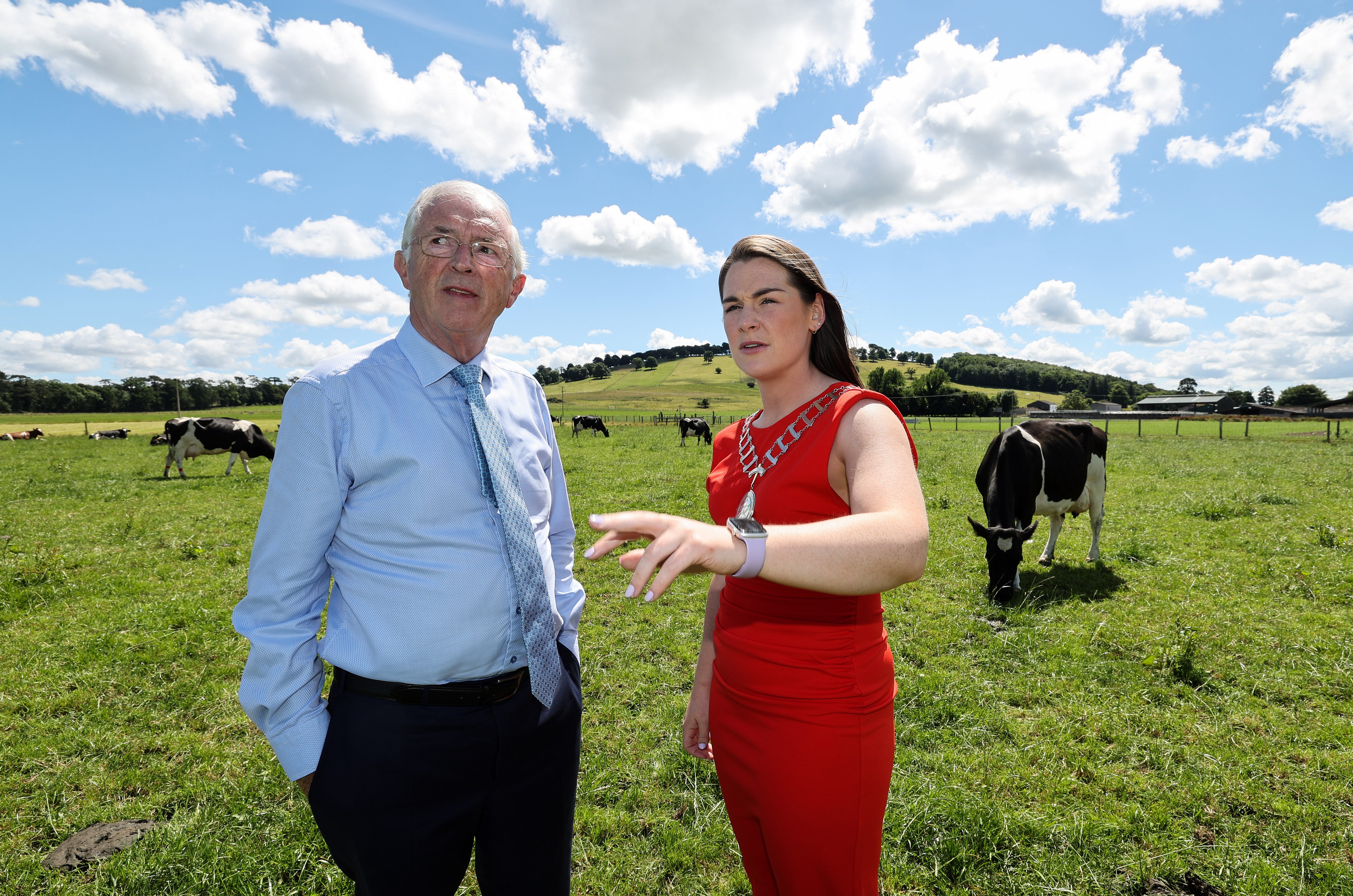 Michael Berkery, chair FBD Trust and Niamh Bambrick, president ASA. Image source: Lorraine O’Sullivan