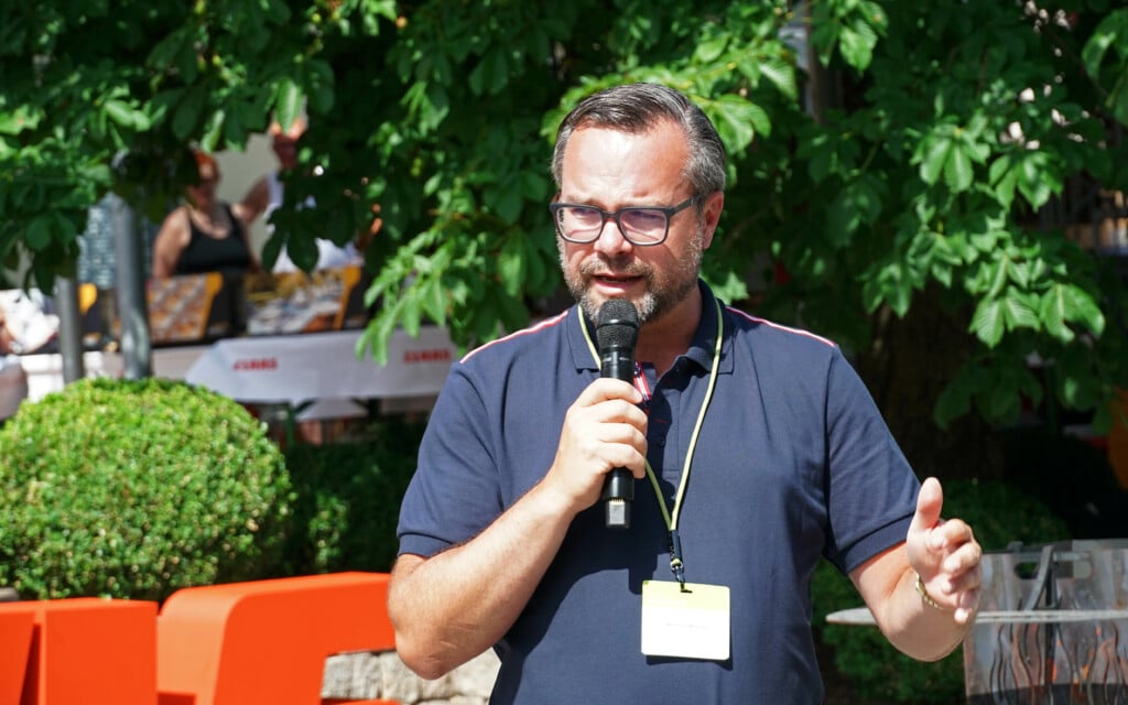 Matthias Mumme, head of trade press and deputy head of group communications at Claas painted a positive picture of the company's future