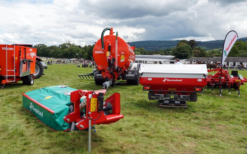 Abbey Retail counts Kverneland as one of its main agencies and with the strained financial position it was the more budget orientated machines that were on display