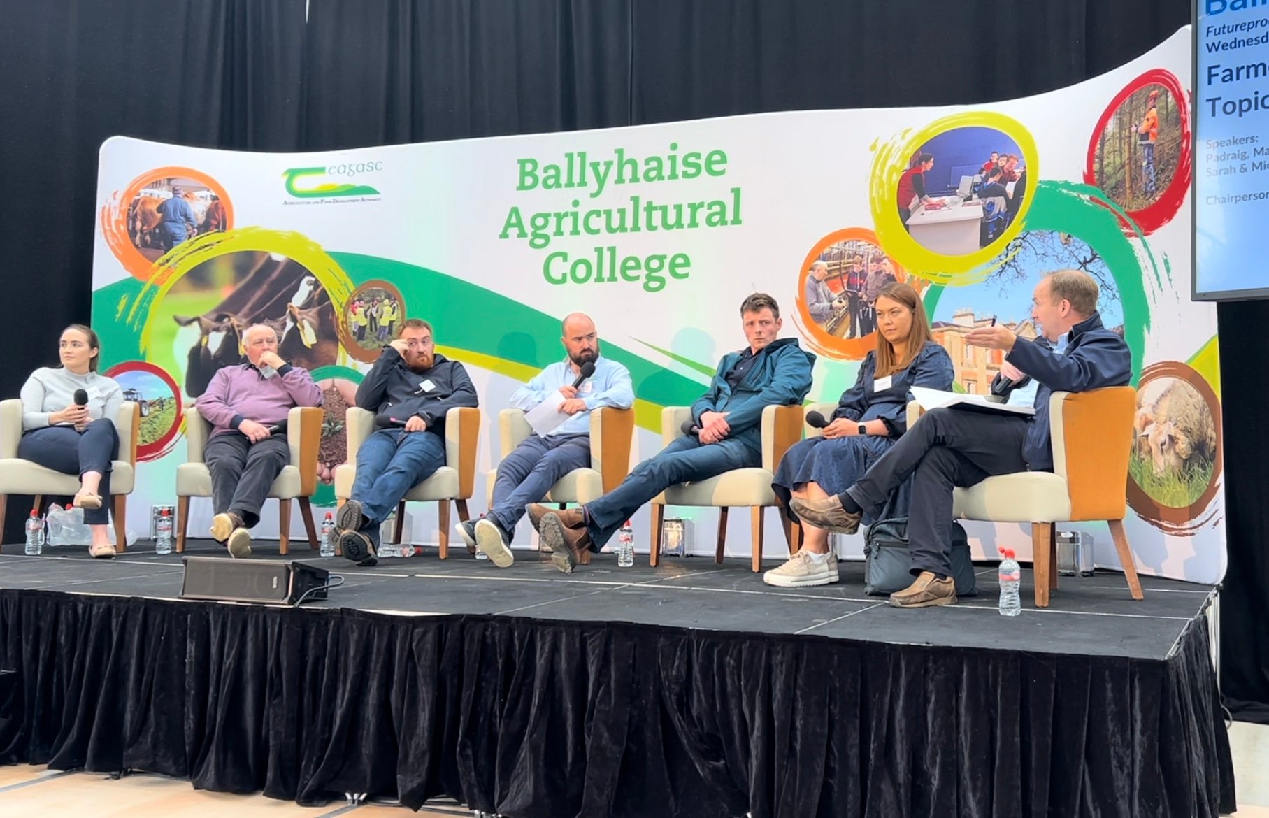 Farm partnerships and share milking arrangements being discussed at the panel discussion at Ballyhaise Agricultural College