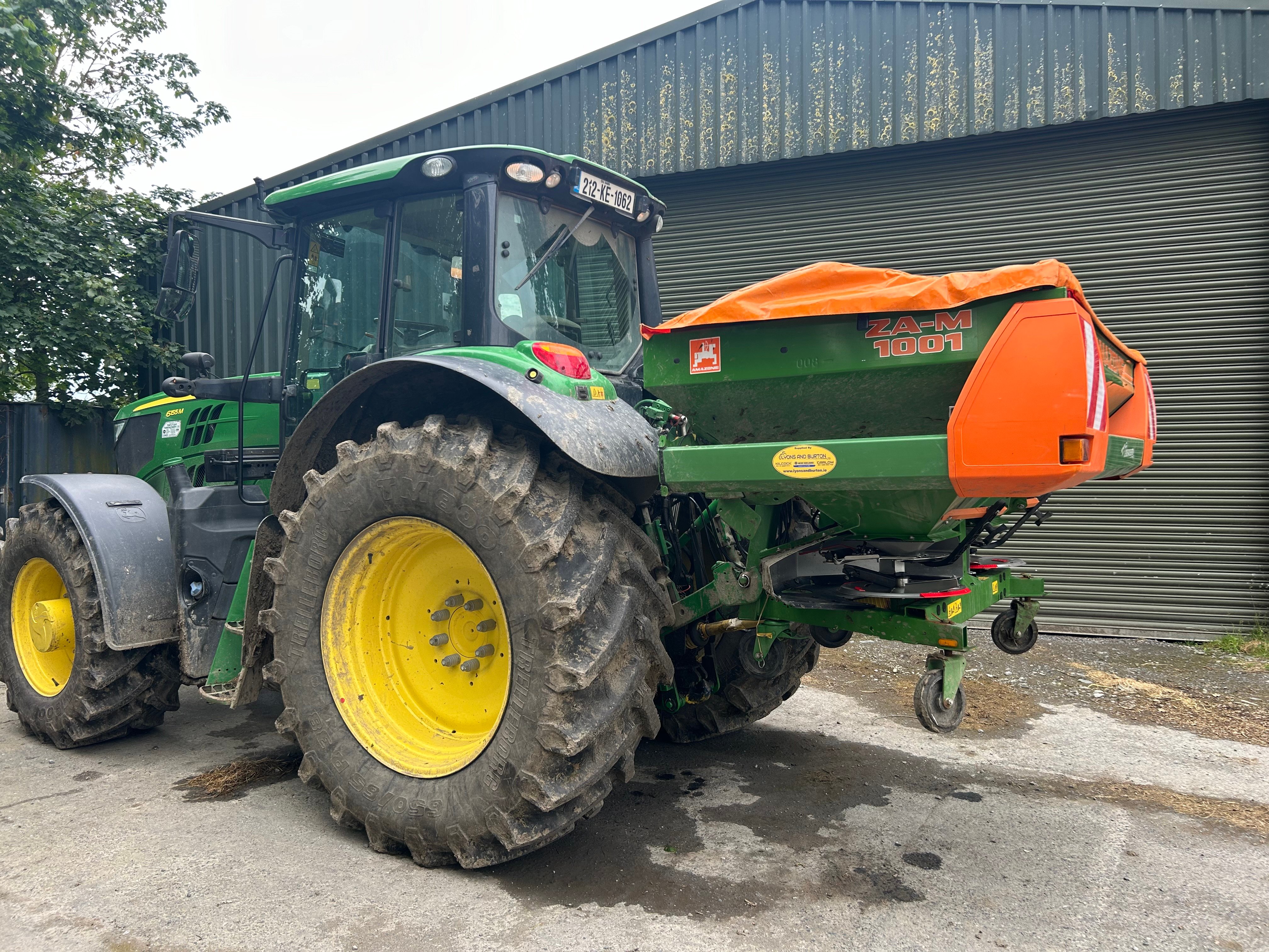 It may only take a few minutes before spreading to make sure the spreader is calibrated to suit the fertiliser type
