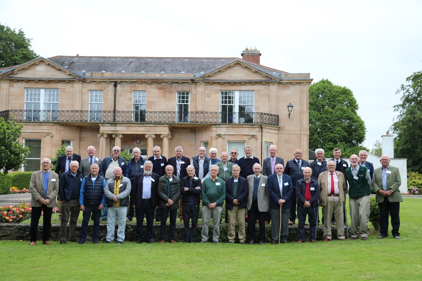 Greenmount students from the class of 1963 -64, along with CAFRE members of staff