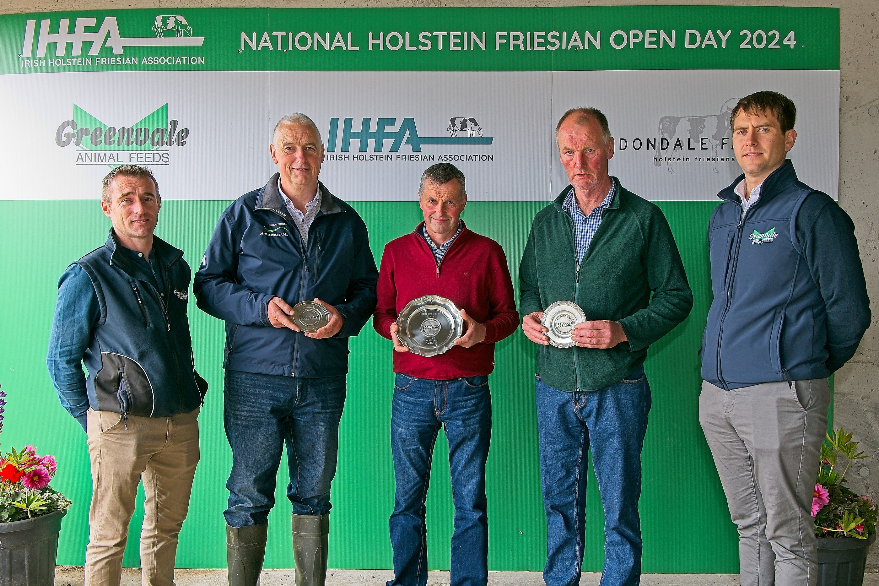 Brendan Mennis, Noel O’Donovan, Colin Walsh receiving their awards Source: IHFA