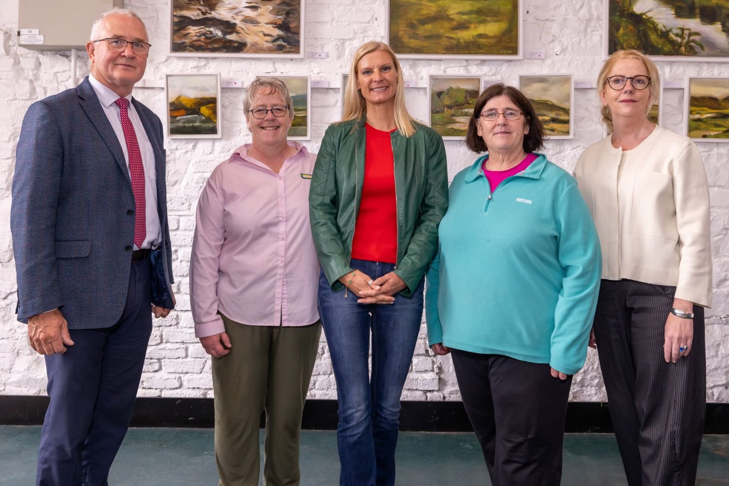 L-r: Pat Murphy, head of Environment Knowledge Transfer, Teagasc; Dr. Catherine Keena, Teagasc countryside management specialist; Pippa Hackett, Minister of State for land use and biodiversity; Catherine Casey, head of Climate Change, The Heritage Council and Virginia Teehan, chief executive officer, The Heritage Council. Image source: Paul Moore, Photography