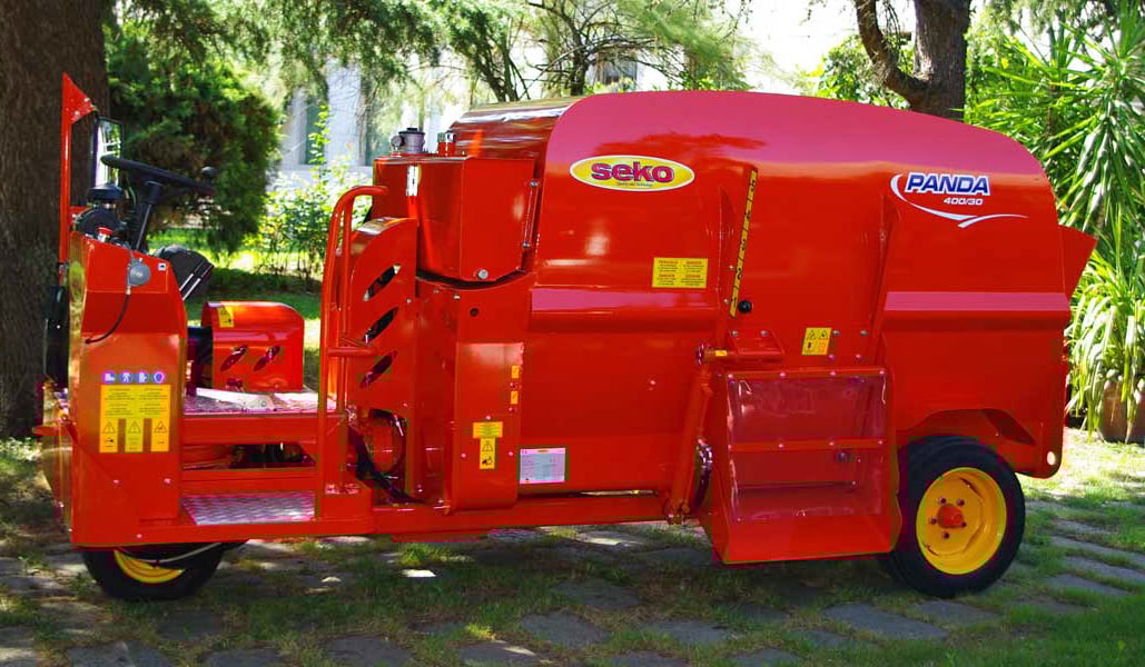 Seko makes a range of self-propelled mixer wagons that are more compact than many on the market