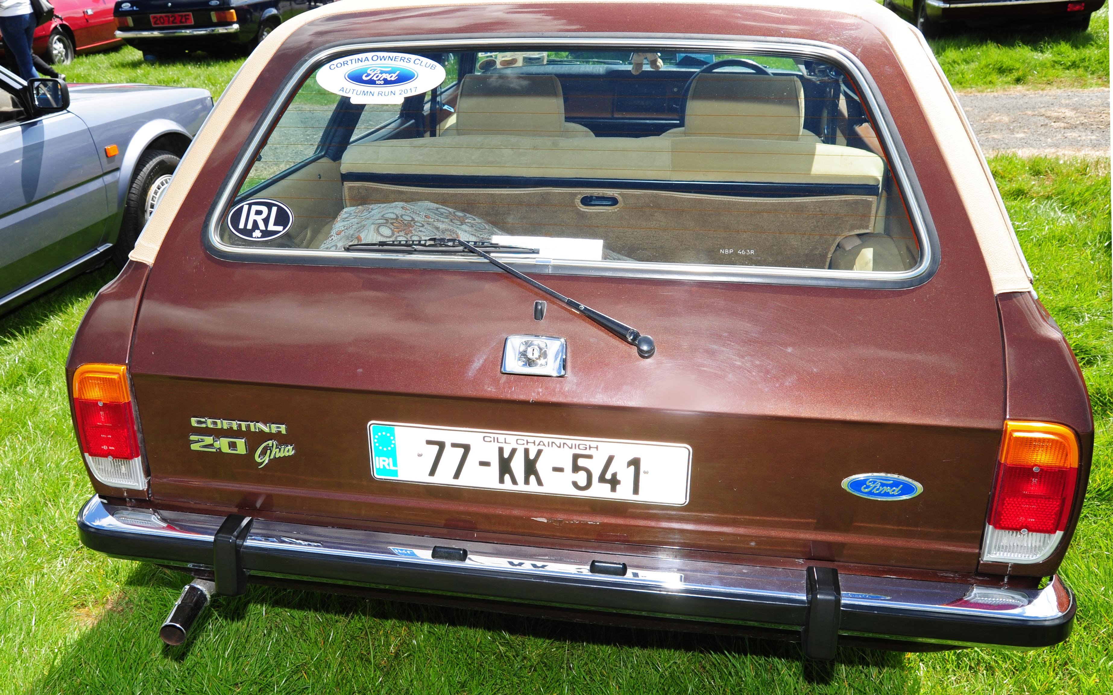 Ford was one car company that differentiated its models by engine size, in this case a 2,000cc Cortina estate