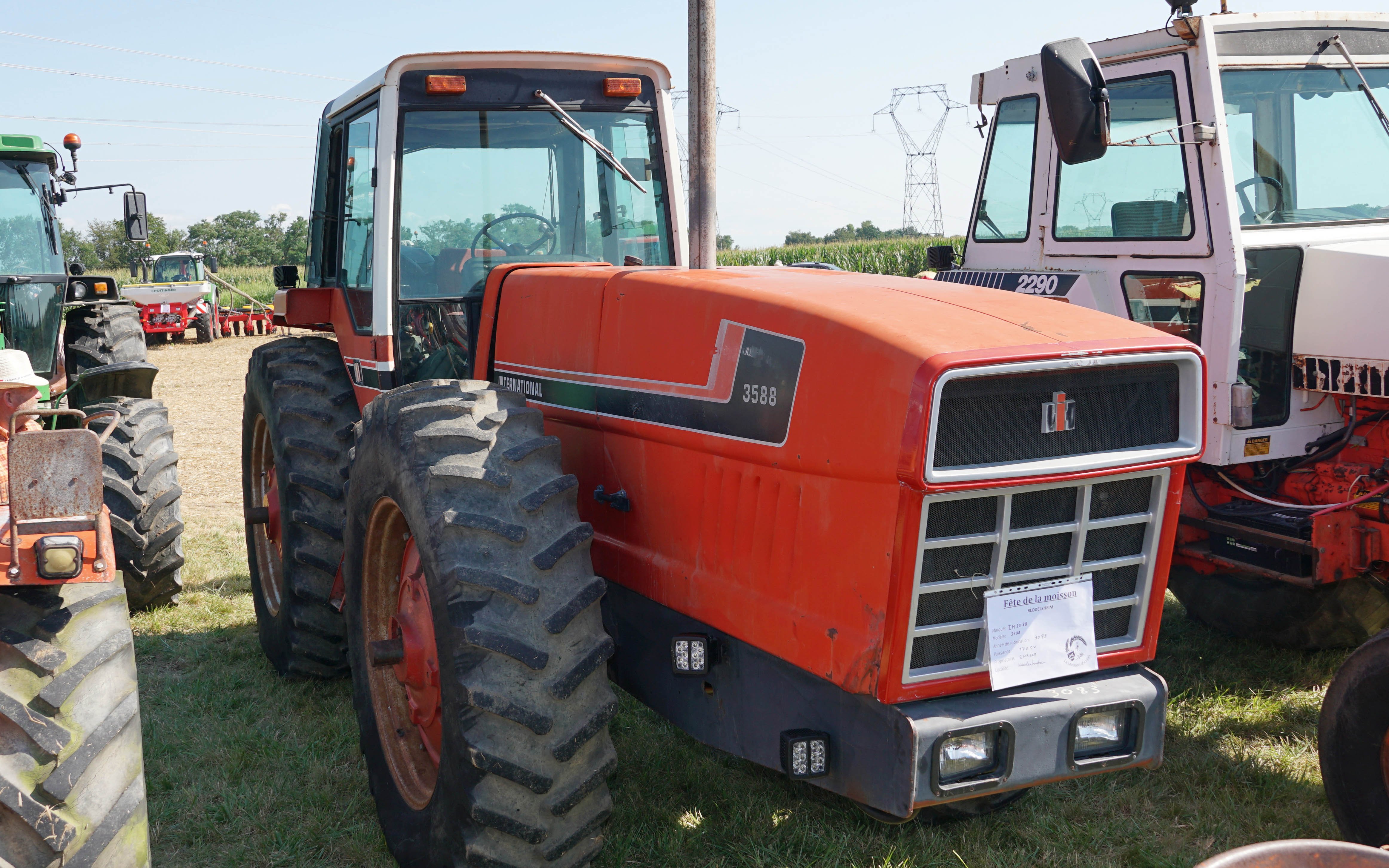 From every angle this is a distinctive tractor