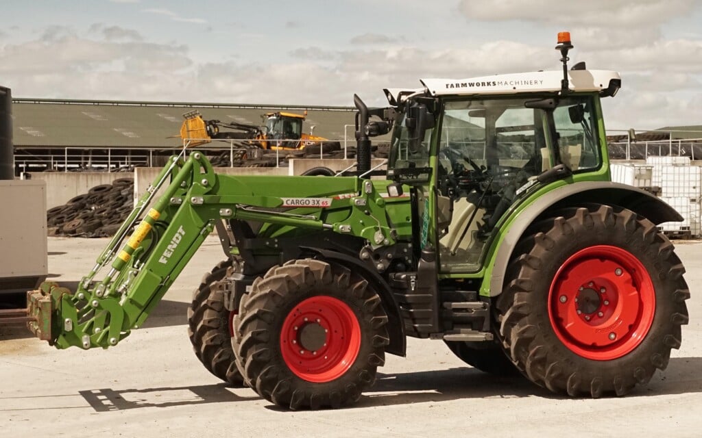 Although it looks much like any other tractor, the Fendt 211 is designed around its CVT rather than its engine