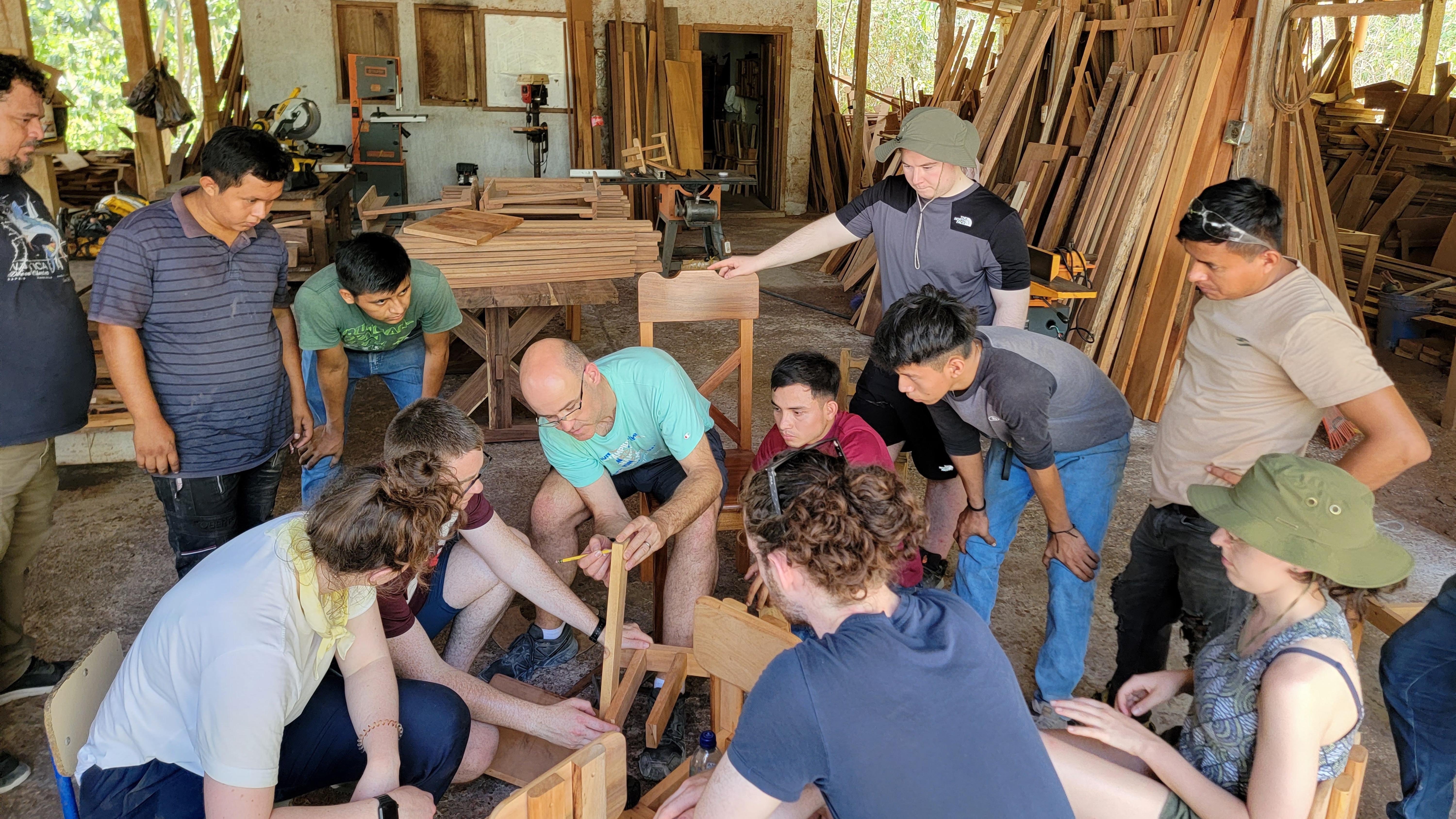 Students of ATU Connemara during a visit to the Uaxactún Community Forest in Guatemala. Source: ATU Connemara