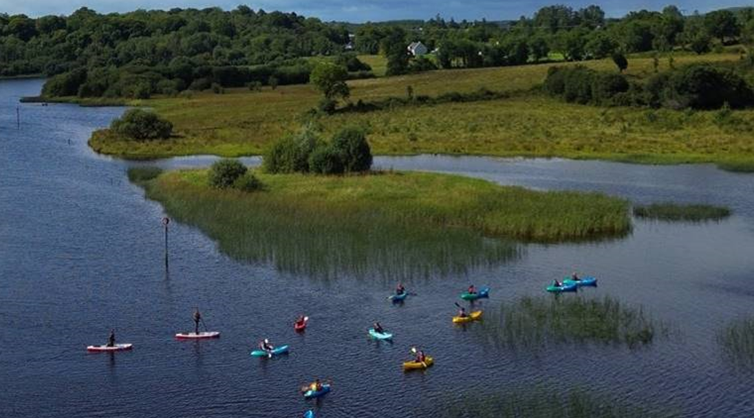Kayaking and stand-up paddling on Lough Allen