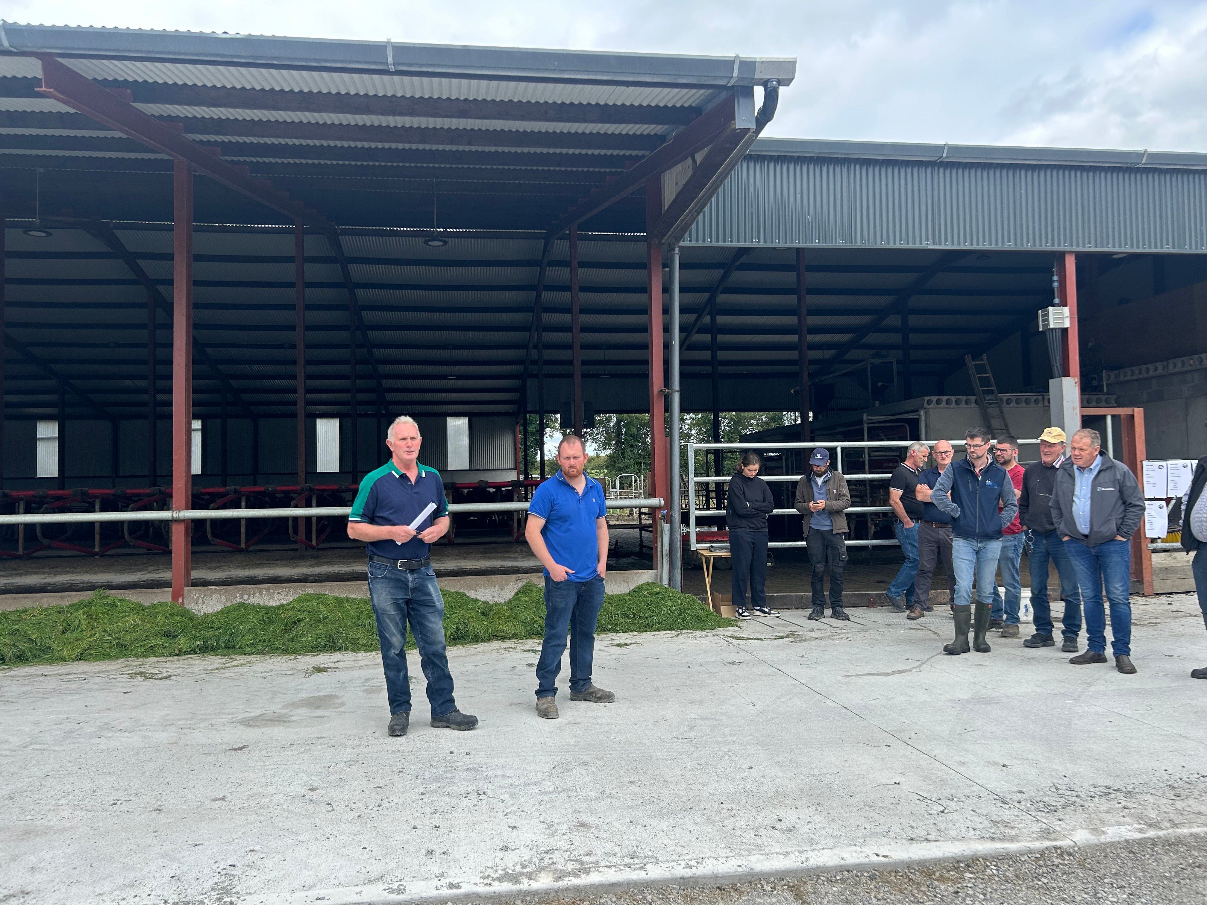 Michael and Kevin Guinan talking at the open day