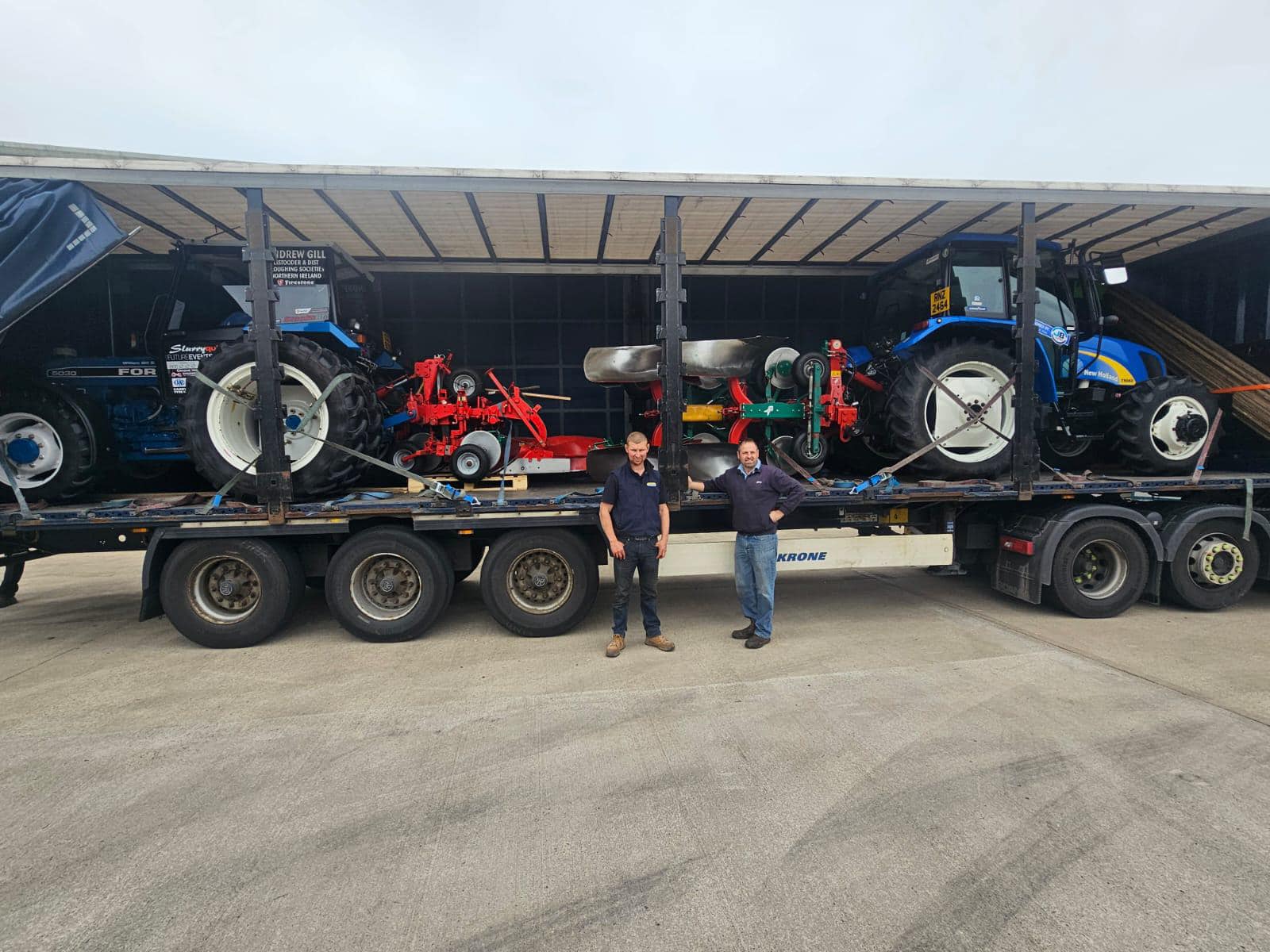 Andrew Gill and David Wright Source: Northern Ireland Ploughing Association