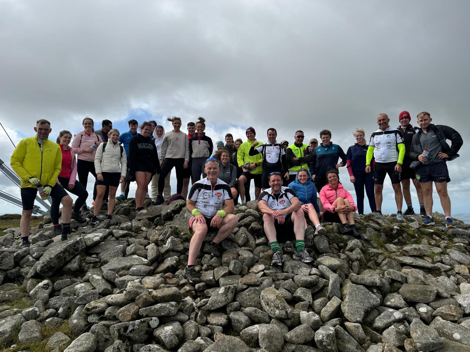 Cyclists gathered on 'Industry day'. Image source: Alan Heaney