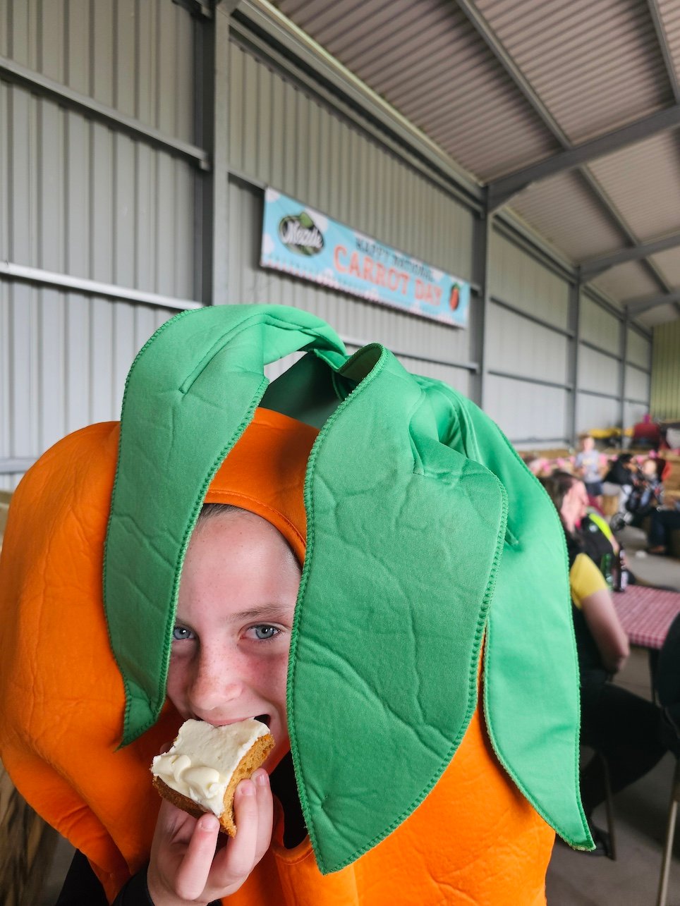 Mascot Sophie Bradley. Image source: James McCabe
