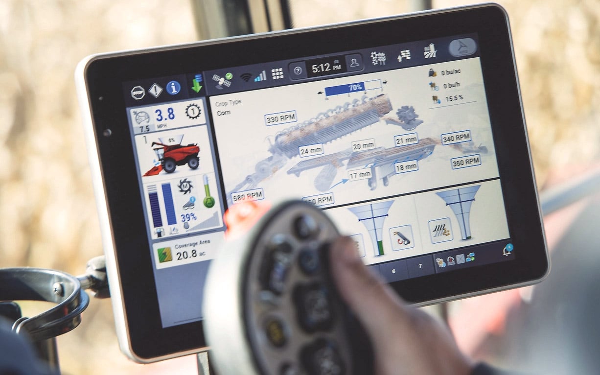 The harvest command system is said to enable the optimum settings whatever the experience of the operator