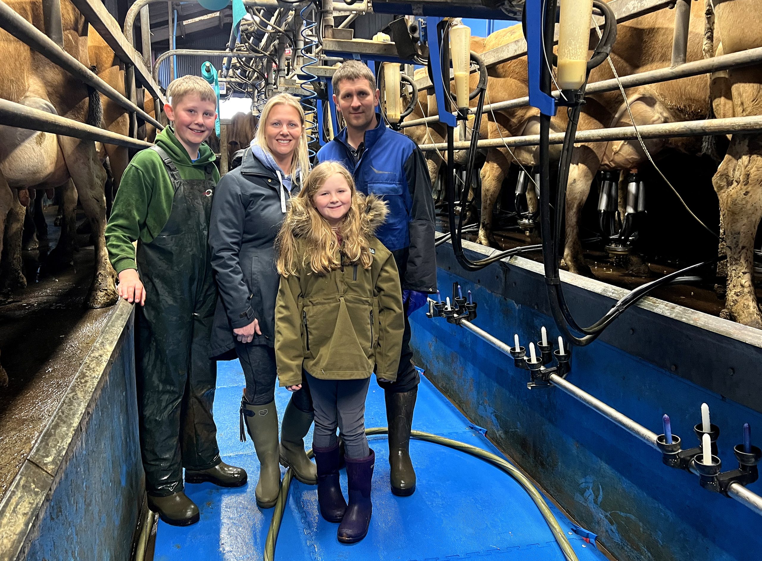 Andrew Jardine, with wife Suzanne, son Howie, 12 and daughter Tilly, 10.