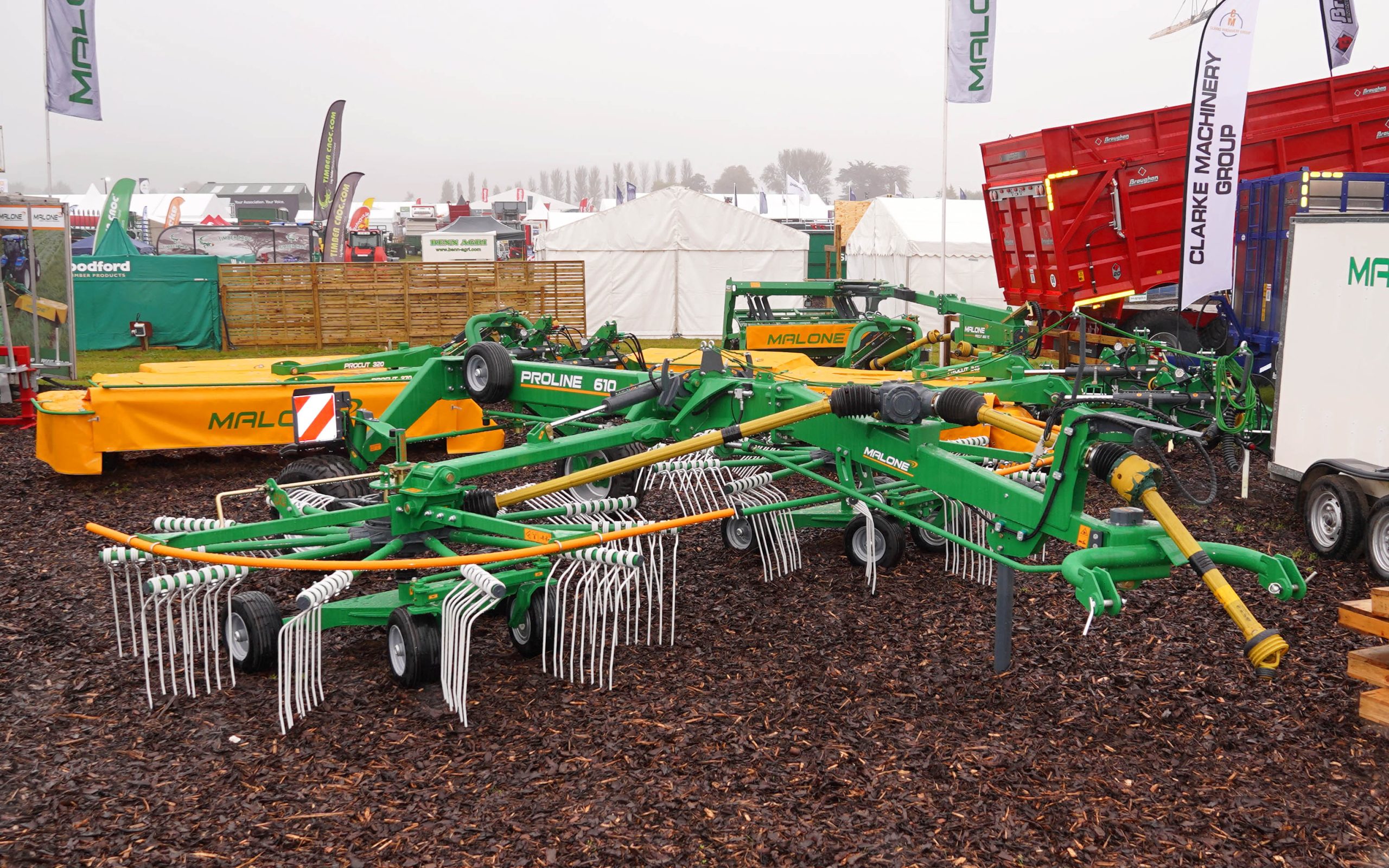 The new 610 Proline from Malone fills a large section of the company's large stand