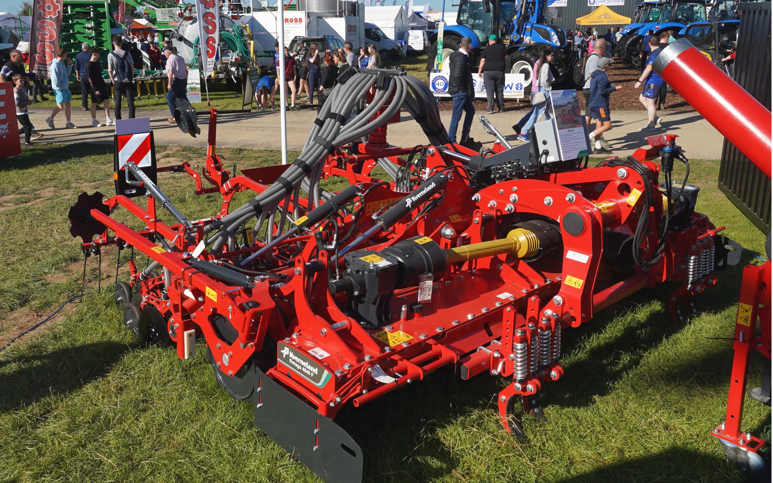 The Kverneland Rotego demo unit was first shown at Ploughing 2024