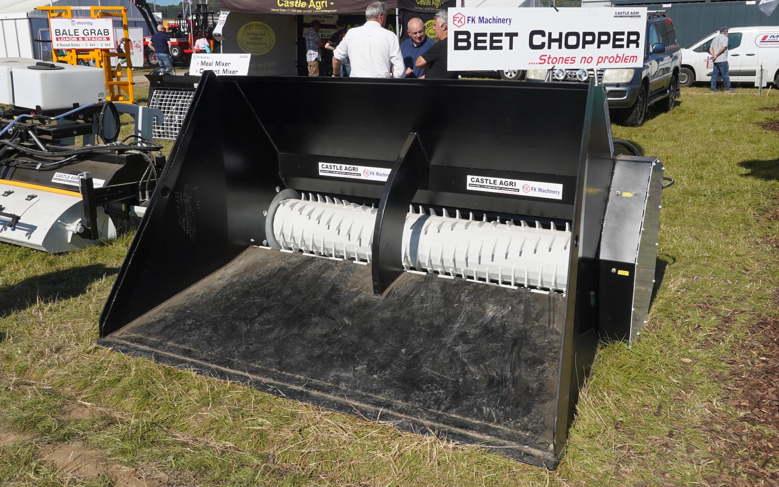 The beat chopper rom FK machinery can be cleared easily when blocked by a stone