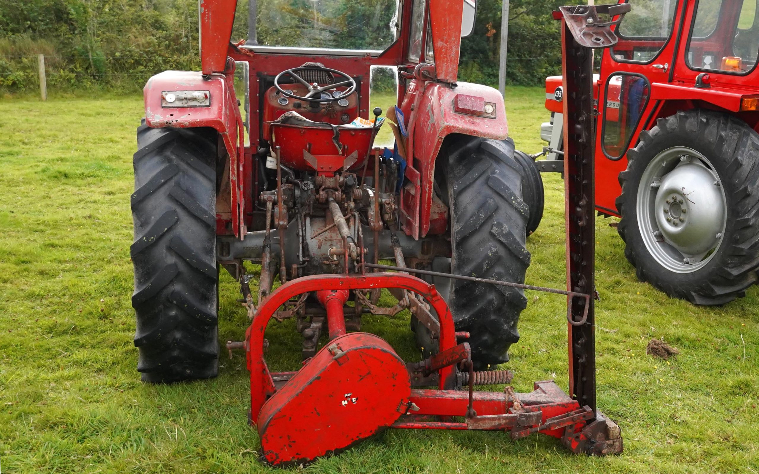 The mower dates from 1970 and is still running on its original belts