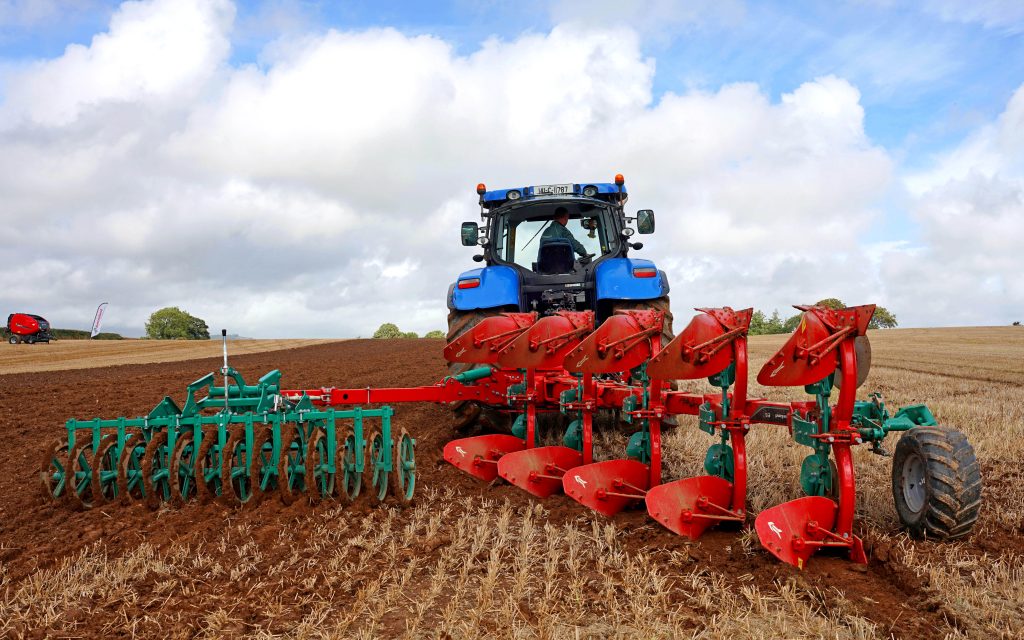 A five furrow LS plough/packer combination similar to this will be working on the day