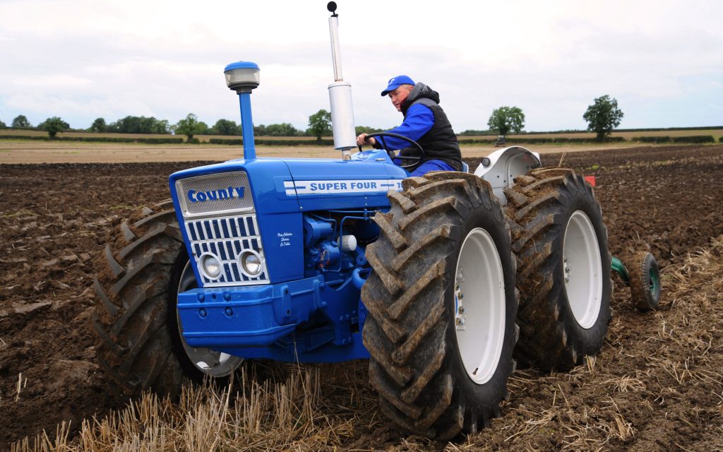 Later County Super Fours were based on the Ford 5000
