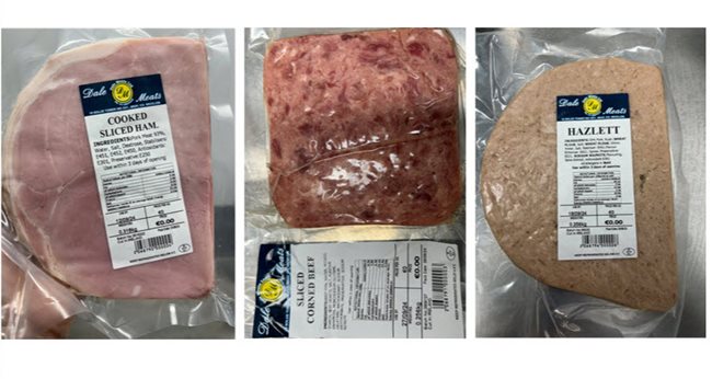 Recalled Dale Meats products. Image source: FSAI