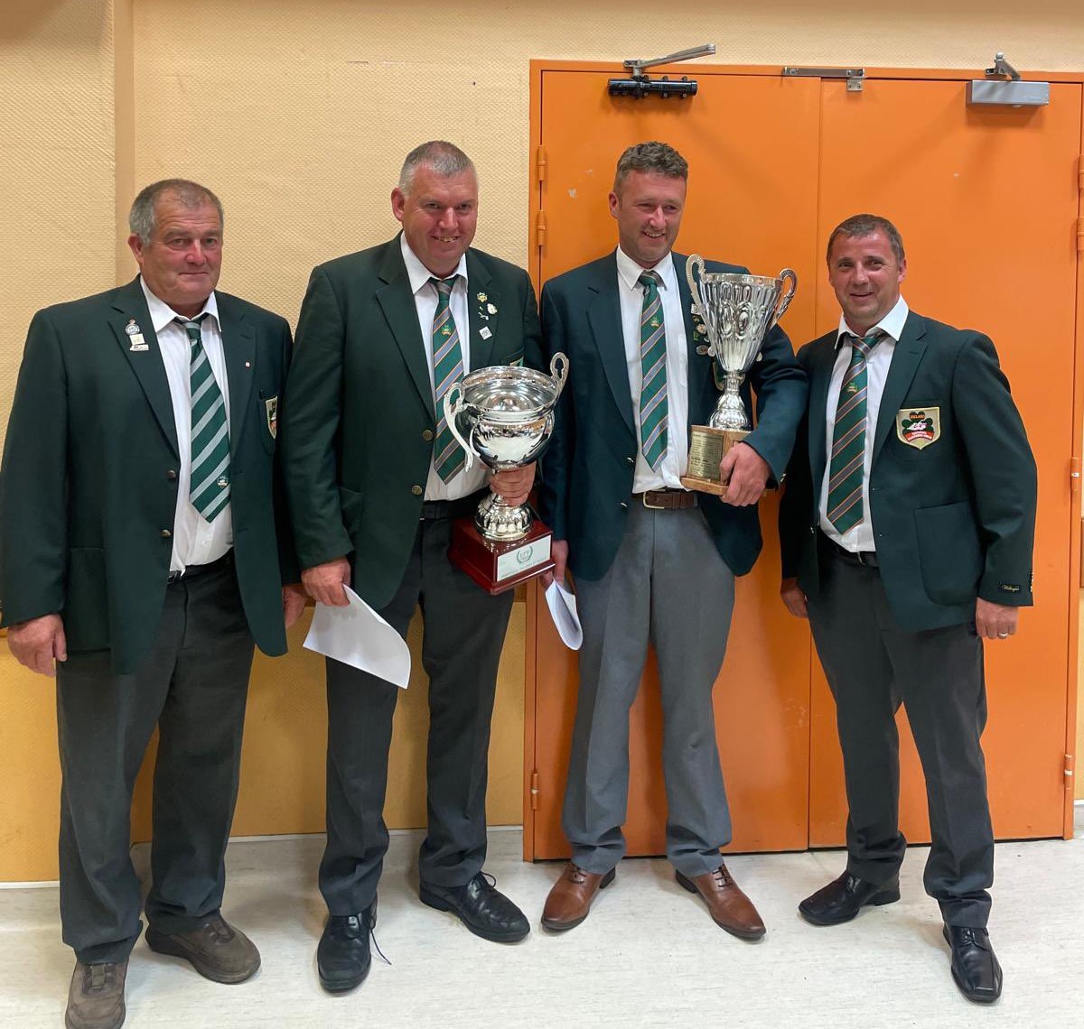 (L-R) Joe Slattery, John Whelan, Liam O'Driscoll and Gary Ireland. Image: National Ploughing Association (NPA)