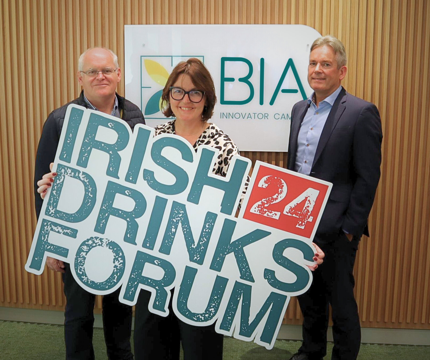 Peter Feeney, chair BIA Innovator Campus; Sandra Regan, food sector project manager BIA Innovator Campus; Derek Dunwoody, general manager, BIA Innovator Campus