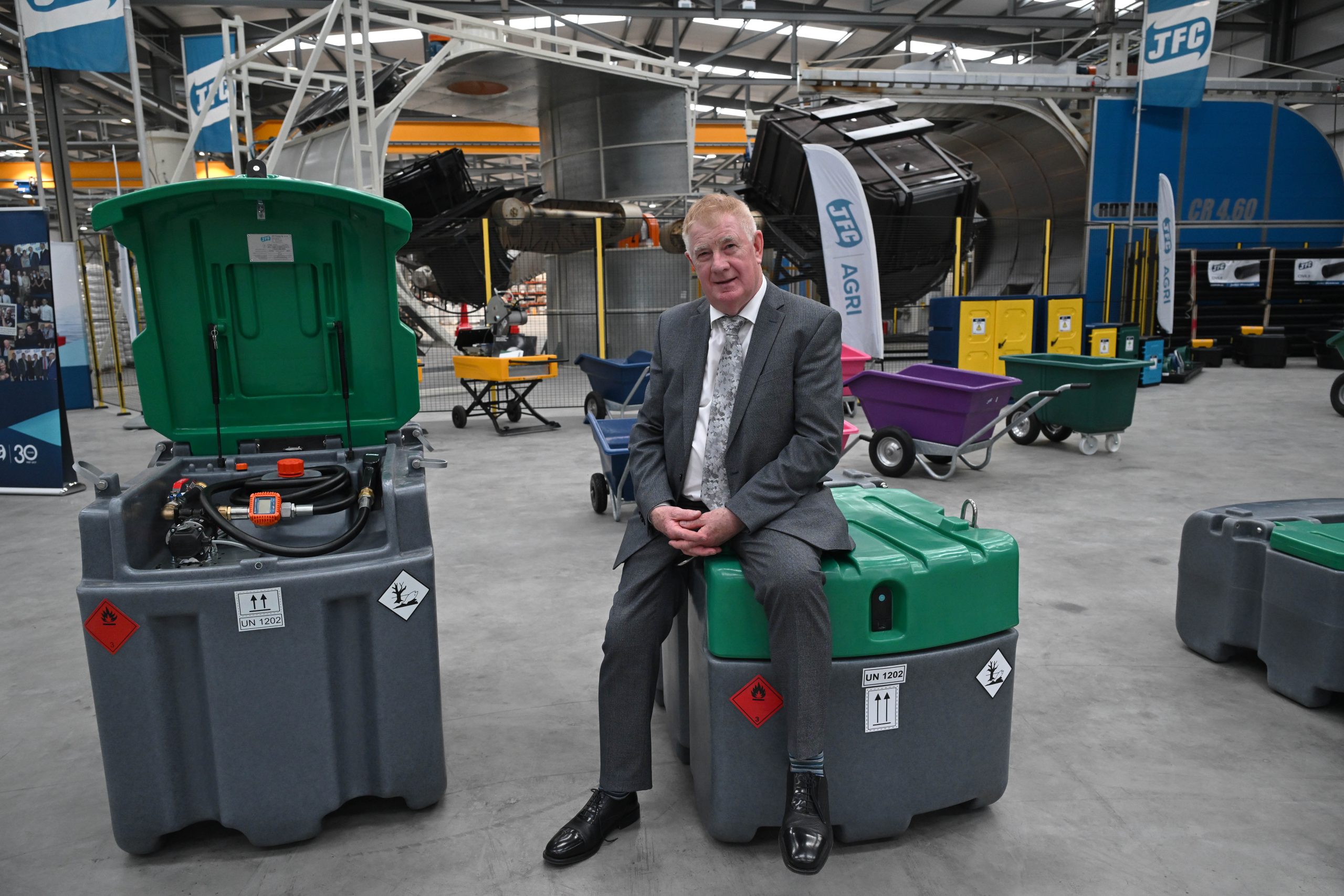 John Concannon in his new building. Image source: Ray Ryan