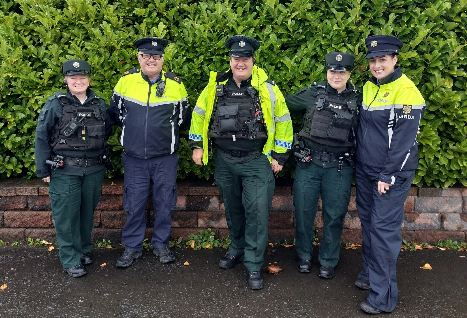 Members of PSNI and An Garda Síochána Cavan/Monaghan Source: PSNI