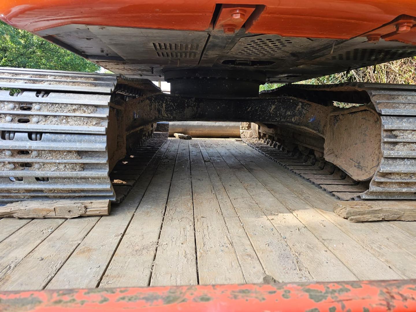 The track machine on the trailer Source: An Garda Síochána Wexford