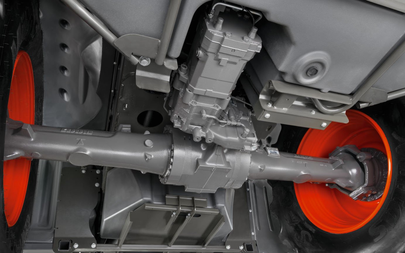 A new rear axle from Carraro allows on the go engagement