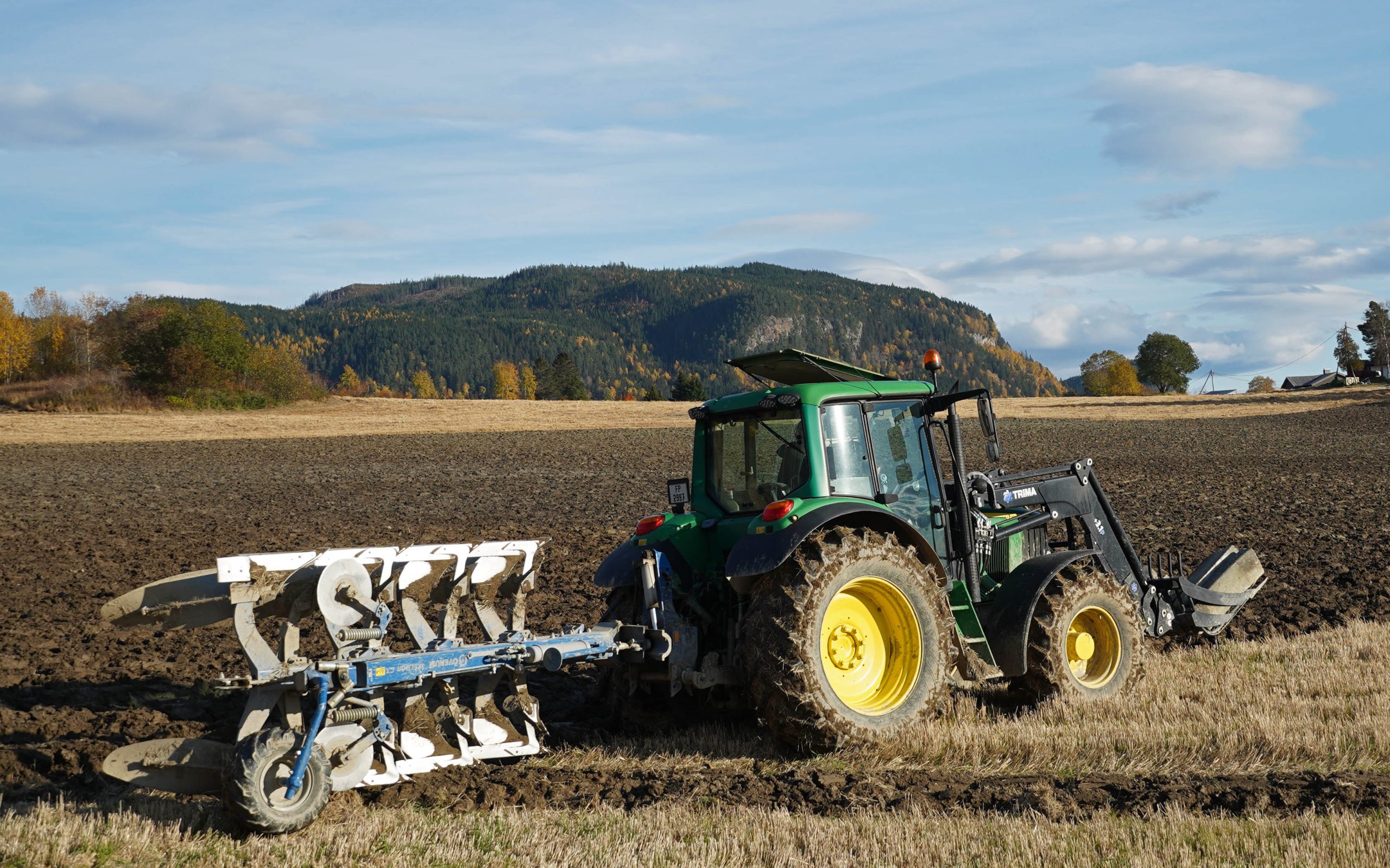 The Overum plough is well suited to the land around Trondheim