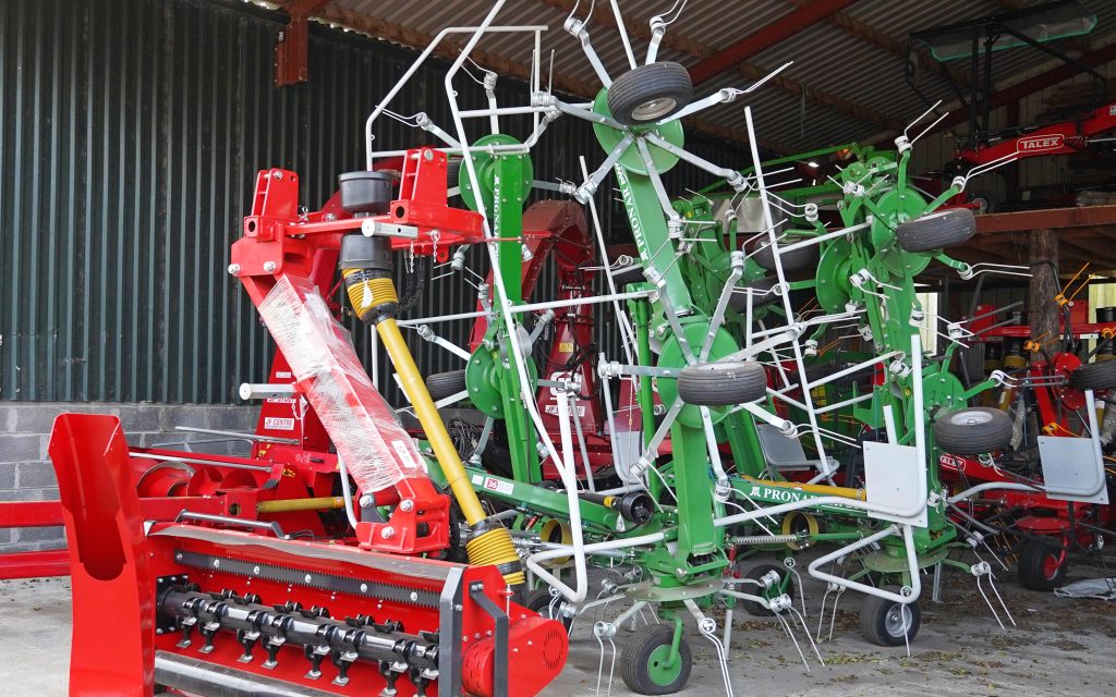 Undercover for the winter yet still available for viewing, there is always stock carried at the JF Centre for immediate delivery