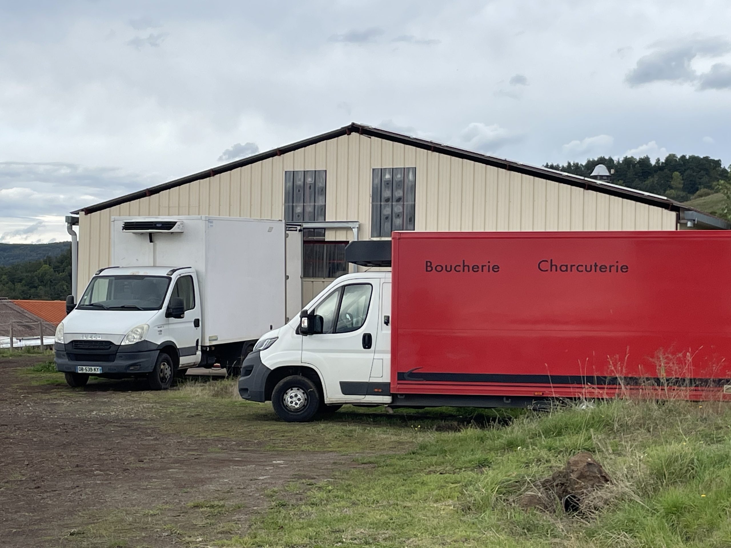Carcasses are prepared at a designated facility on the farm
