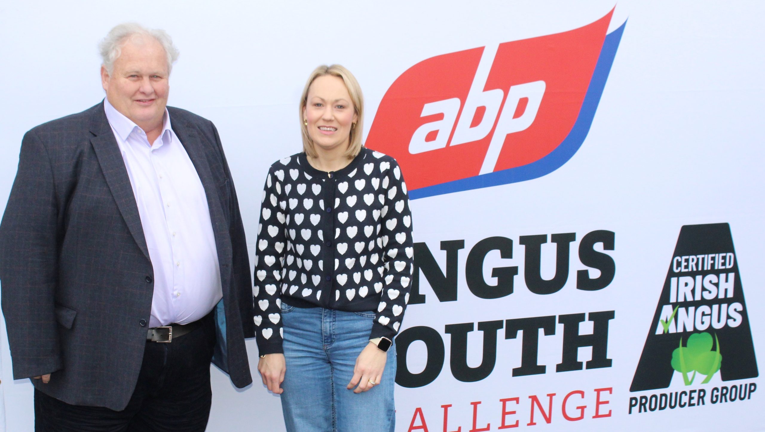 Attending the finals of the ABP Angus Youth Challenge: Harry Sinclair, Farm Safety Partnership and Naomi Johnston, from Markethill in Co. Armagh
