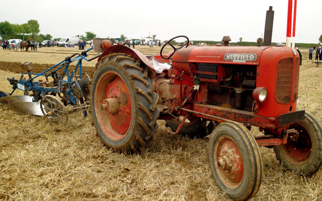 The Nuffield M4 was the four-wheel version of the new tractor