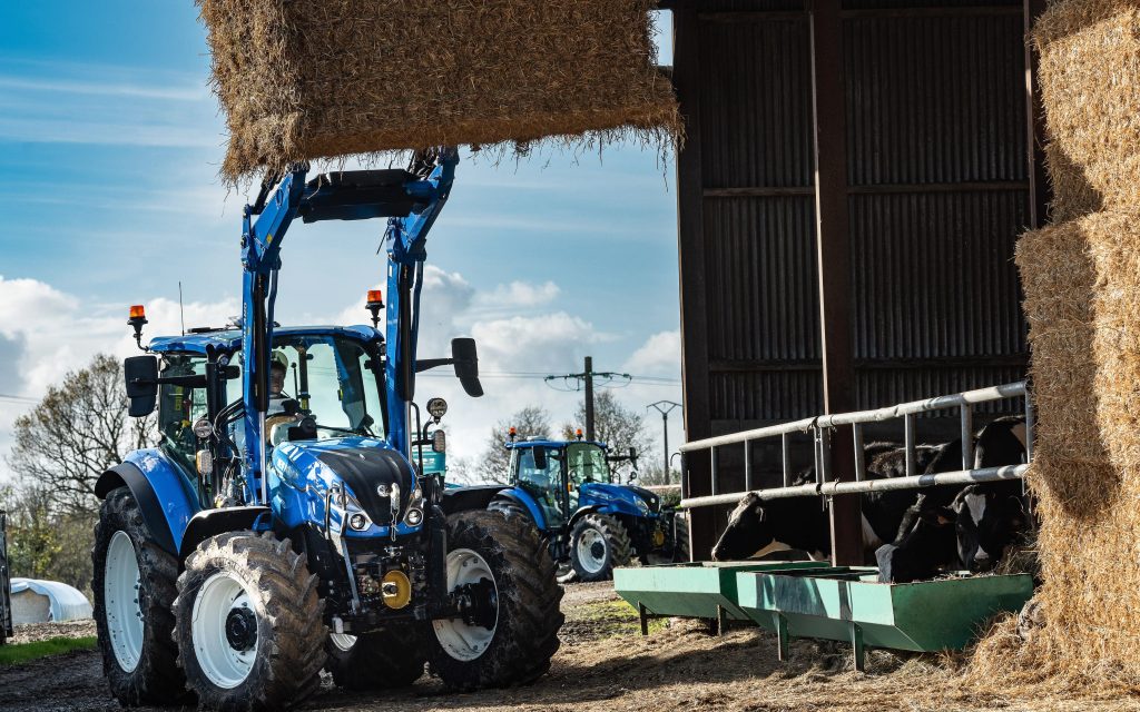 A heavy duty axle is available for front loader work
