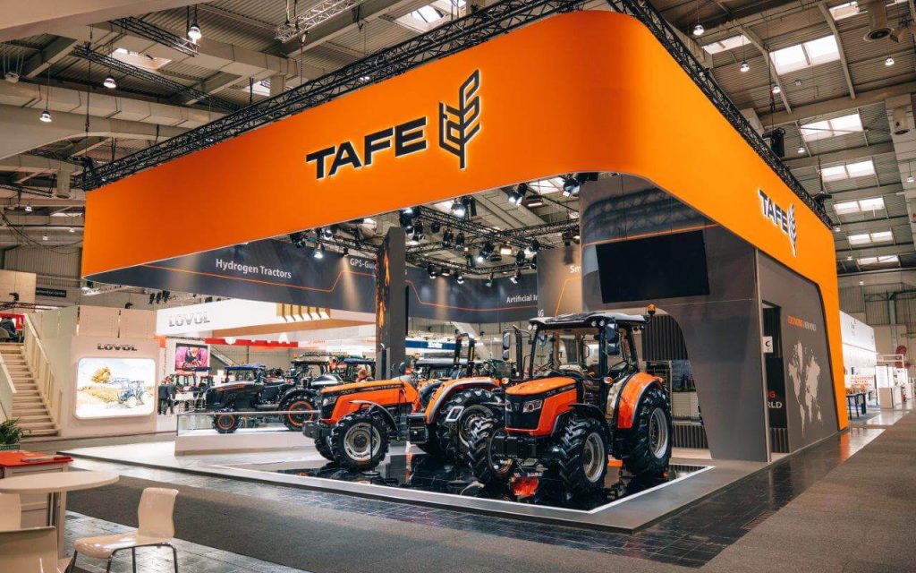 TAFE is determined to be seen as a modern business rather than just another tractor maker from the developing world