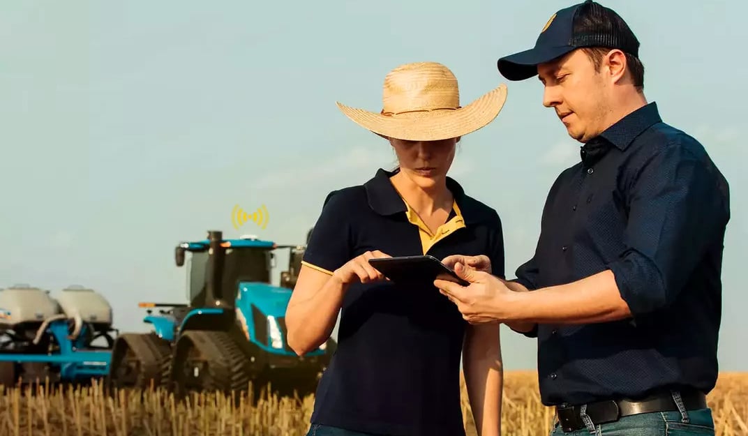 The digitalisation of farm and tractor management  is becoming ever more pervasive