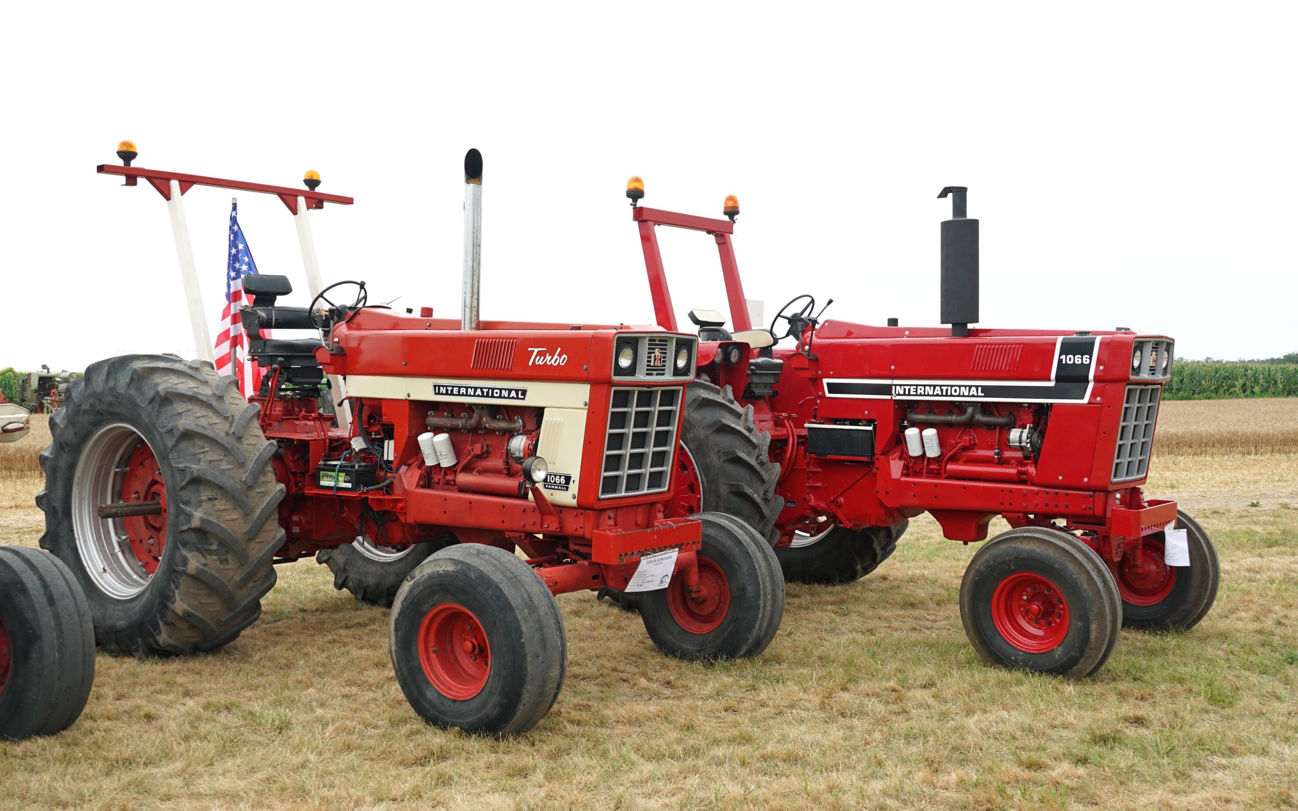 The traditional idea of an American tractor - a powered front axle would be an afterthought