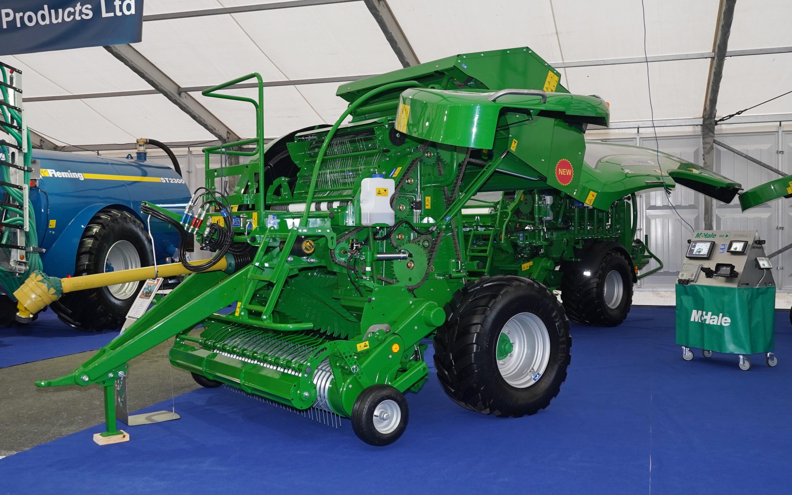 McHale balers are in continuous development and the company is now ensuring that the controls are class leading and operator-friendly