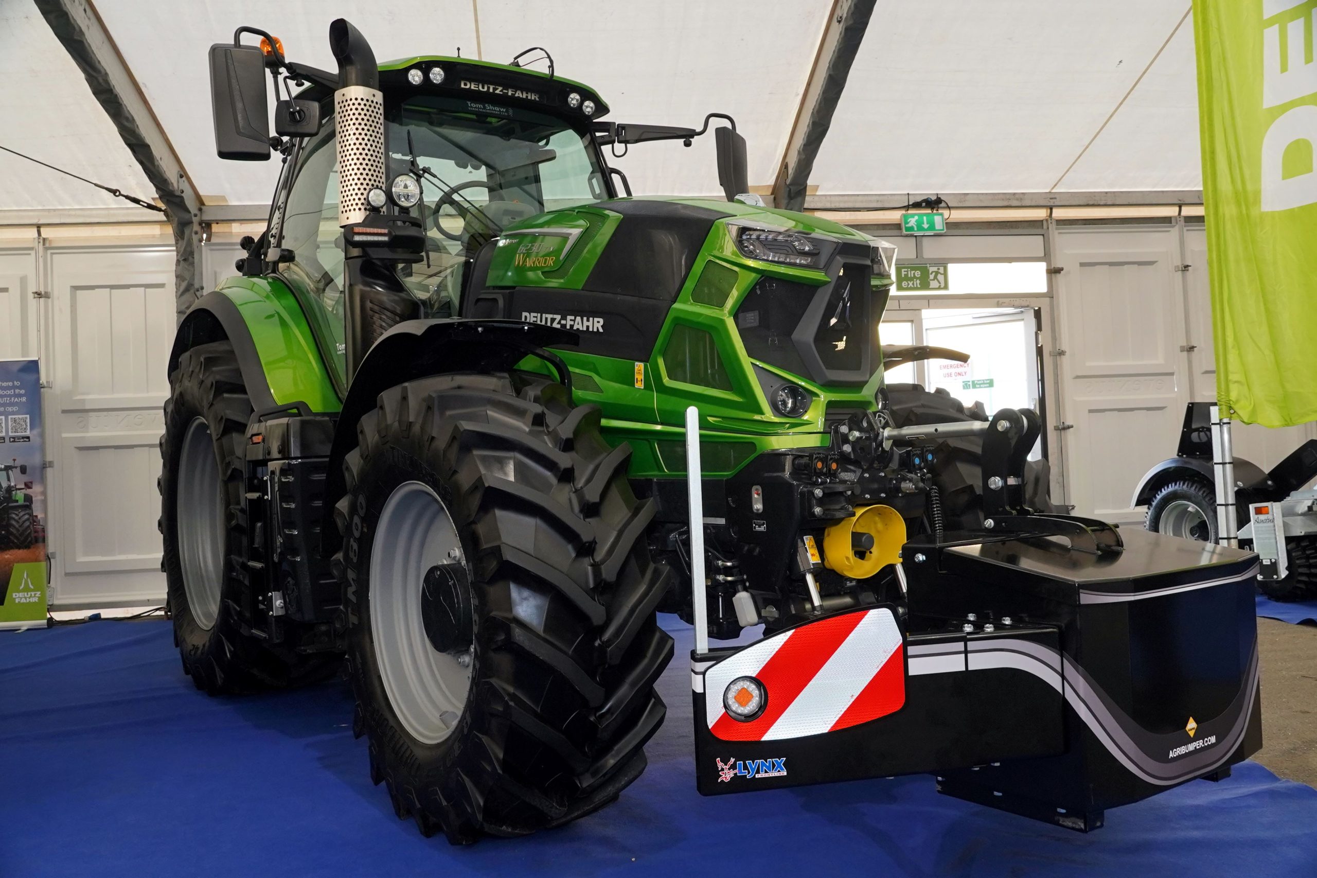 Deutz Fahr Warrior in Java Green makes an attractive alternative to the usual colour scheme